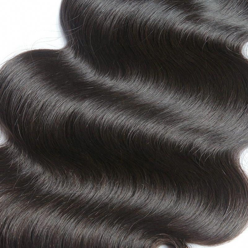 •Virgin Bodywave + HD Frontal/Closure•